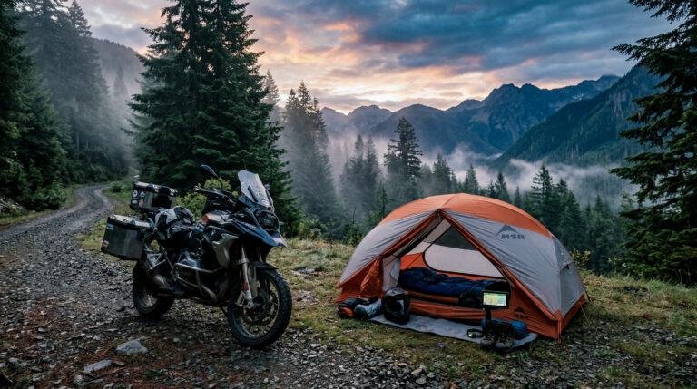 Best tent for motorcycle camping featured image