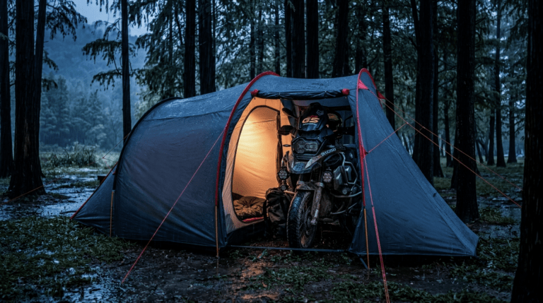 Wolf Walker motorcycle tent featured image
