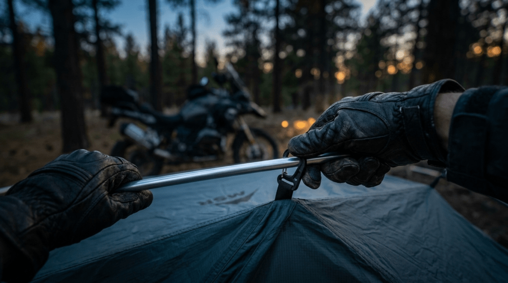 alps mountaineering lynx 2 review pole setup