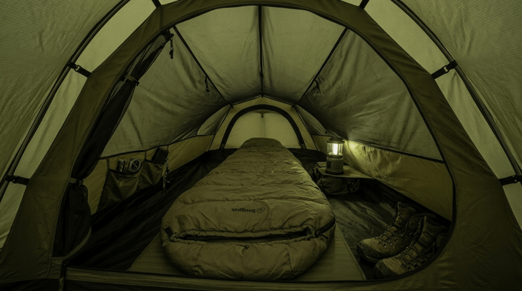 Snugpak Scorpion 2 slope design