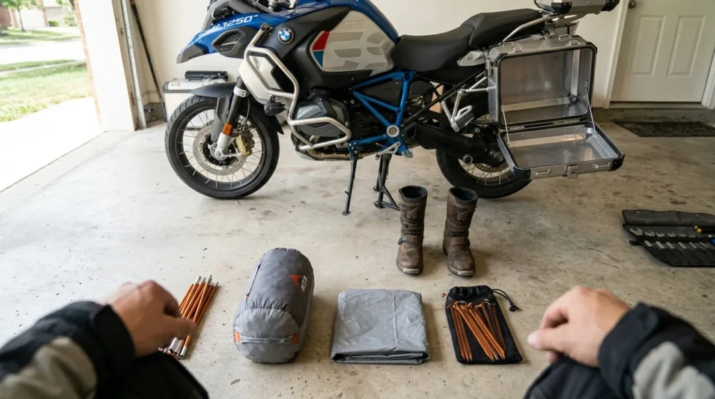 Motorcycle-camping-why-your-tent-choice-dictates-your-entire-packing-tactic
