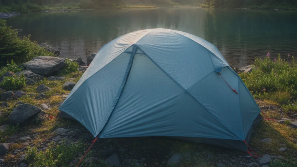 a-sun-drying-tent-pitched-in-the-riverside
