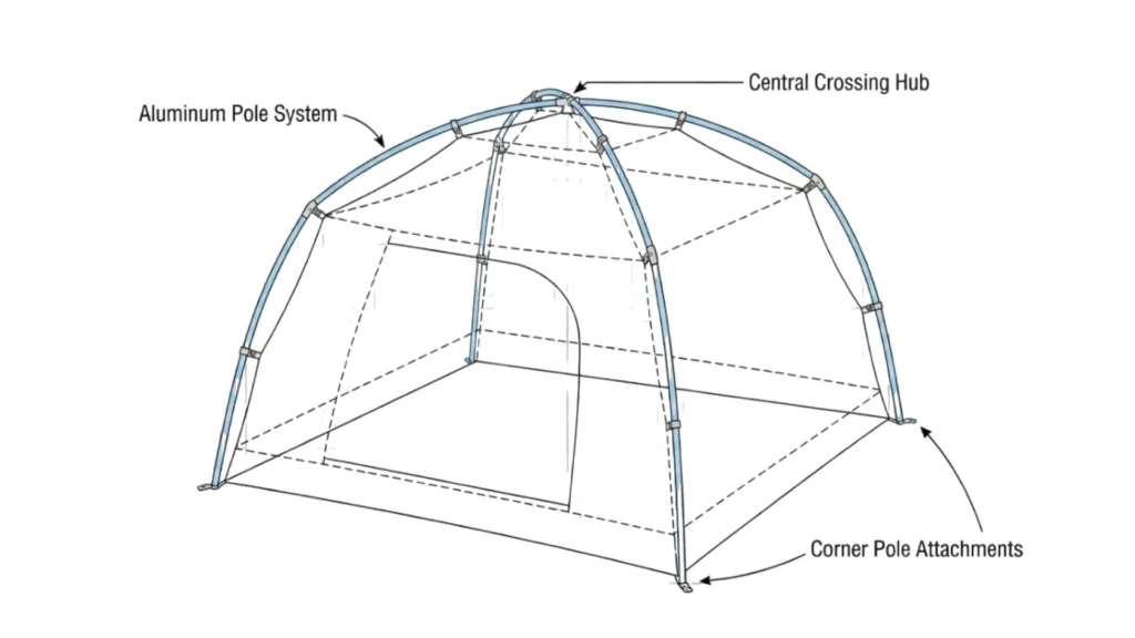 browning-glacier-pole-system-technical-diagram