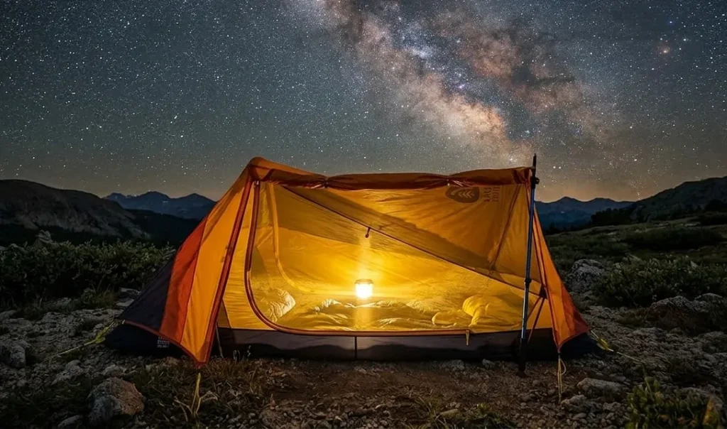 The full mesh inner body of the Sierra Designs High Side 1 is a blessing on humid nights because it allows for 360 degree airflow under the fly.