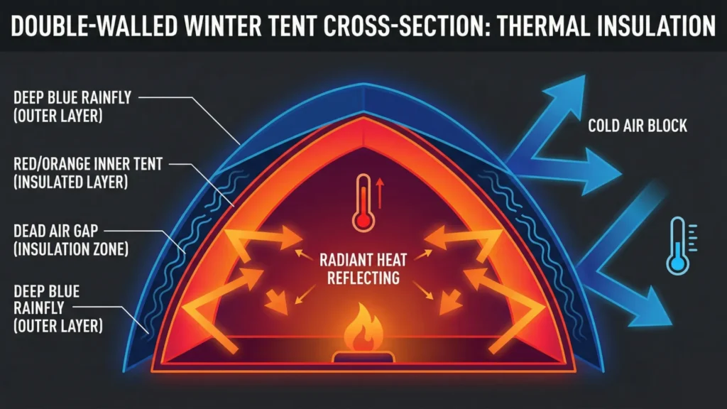winter-tent-thermodynamics-insulation-technical-diagram